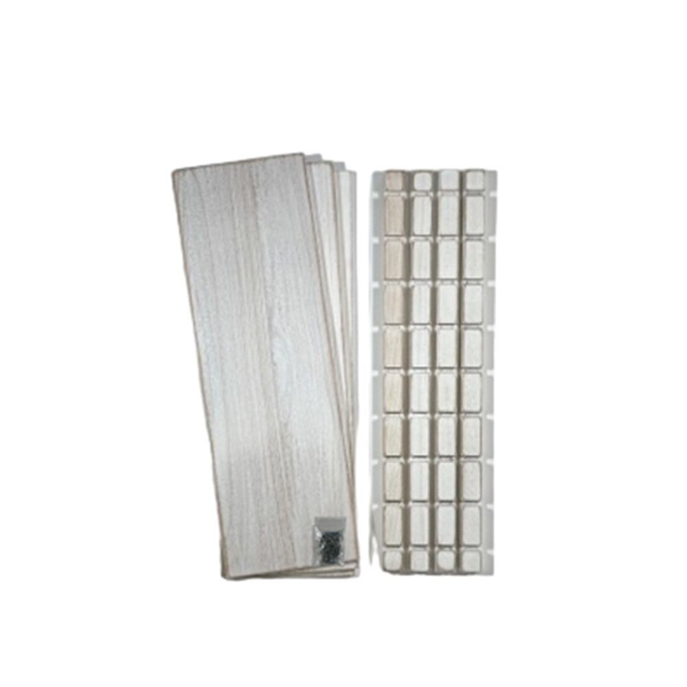 エイジングボード棚板3段ラックセット ブラウン, ホワイト, 910&times;300mm