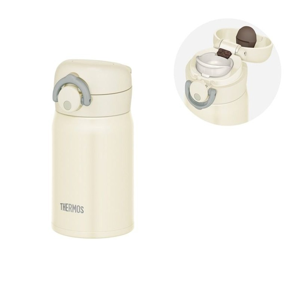 サーモス　真空断熱ケータイマグ ＪＯＰー２５０ ナチュラルホワイト, ナチュラルホワイト, 250ml