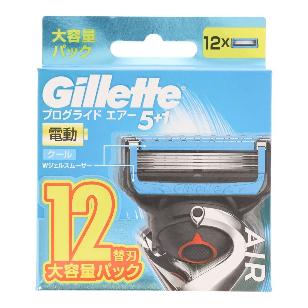 ジレット　プログライドパワーエアー　替刃　１２個, 替刃, 12個入