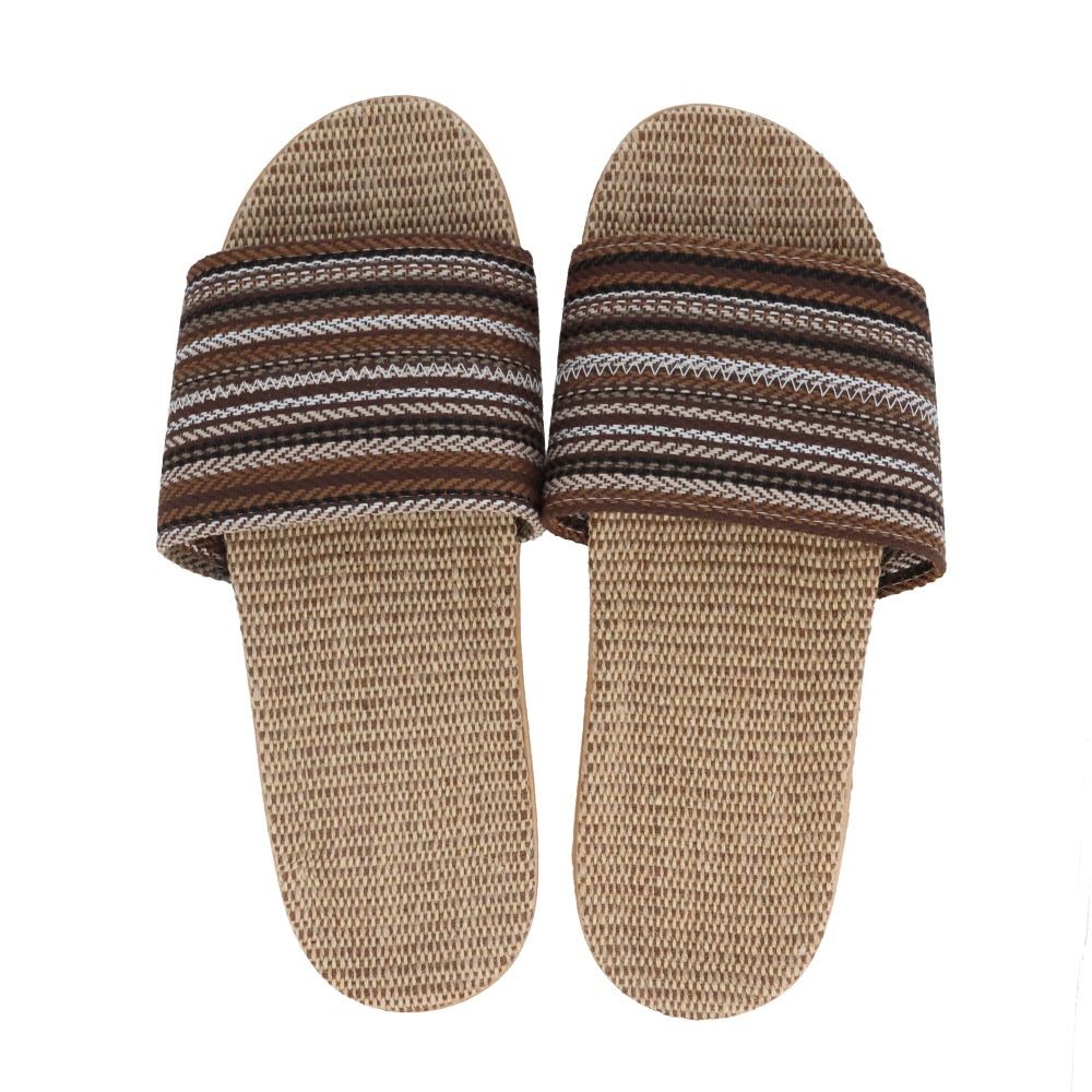 ジュートスリッパ　Ｌ　ブラウン, ブラウン, Lサイズ