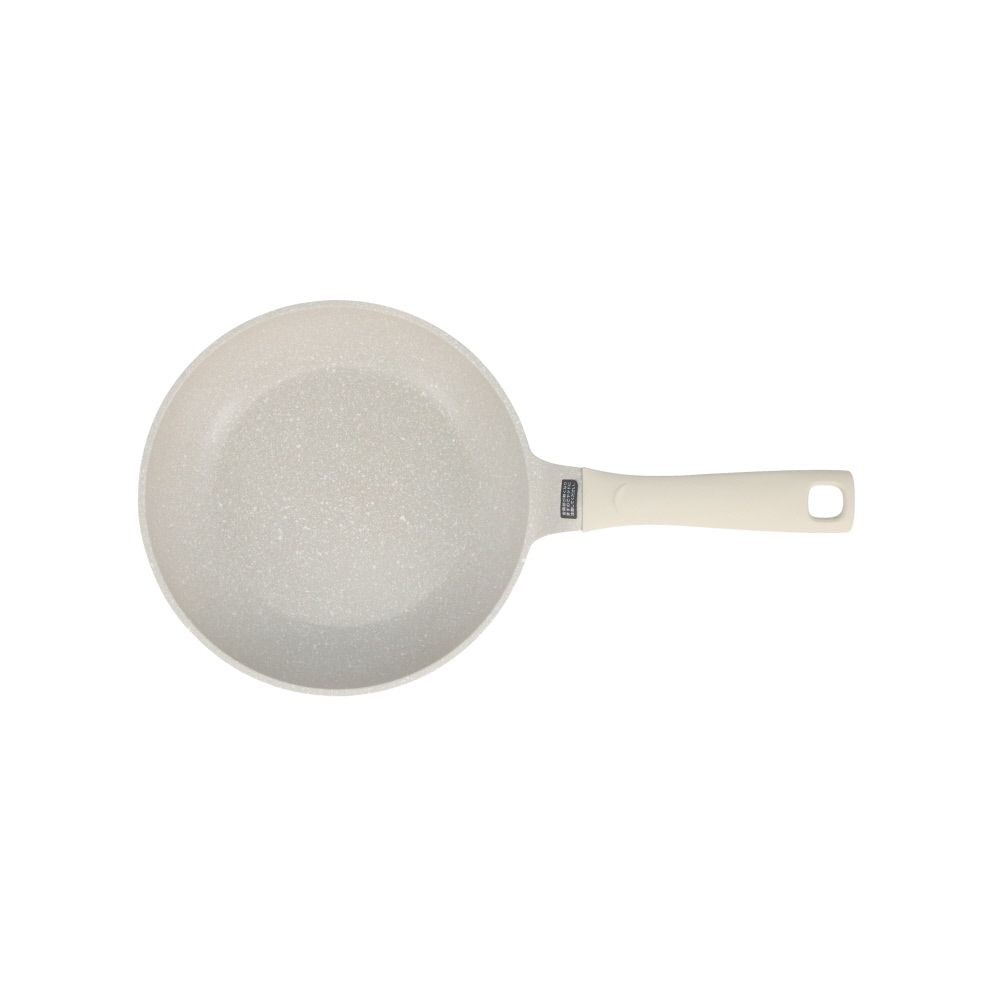 ウィザ WIZ'A　汚れが落としやすい軽量ＩＨフライパン, クリーム(20), 20cm