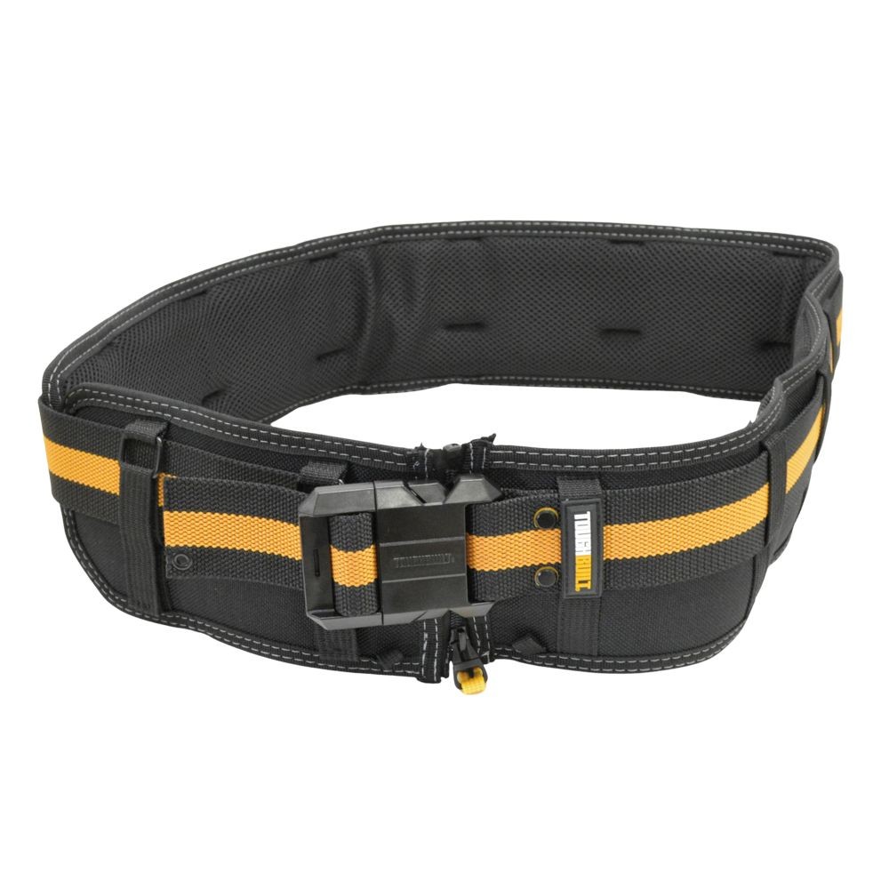 TOUGHBUILT（タフビルト）　パッド付きツールベルト（バックサポート付き）, 黒, TB-CT-41P