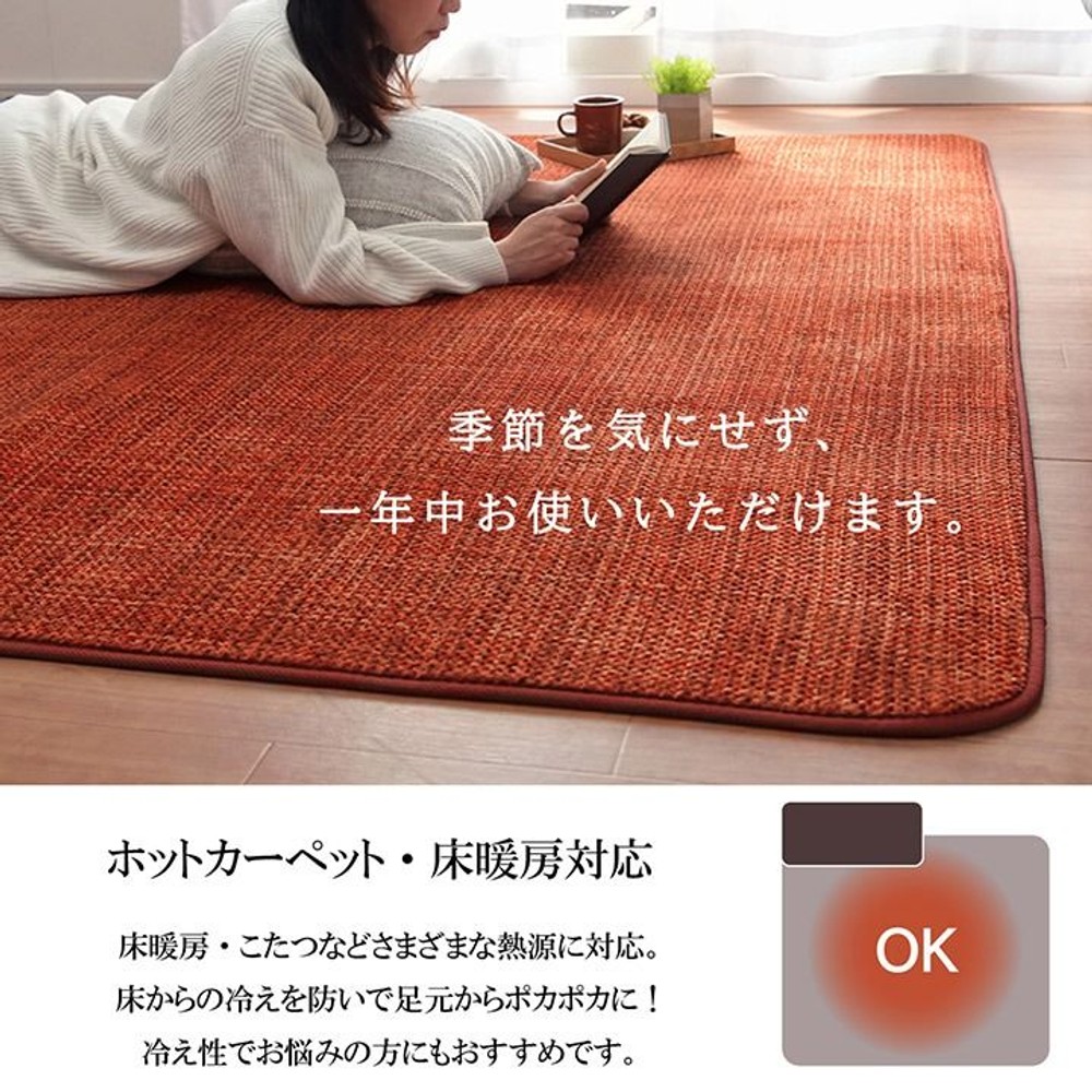 ラグ カーペット マット 珊瑚マイヤ 洗える 滑りにくい ベージュ 【メーカー直送・代引不可】, ベージュ, 185&times;185cm