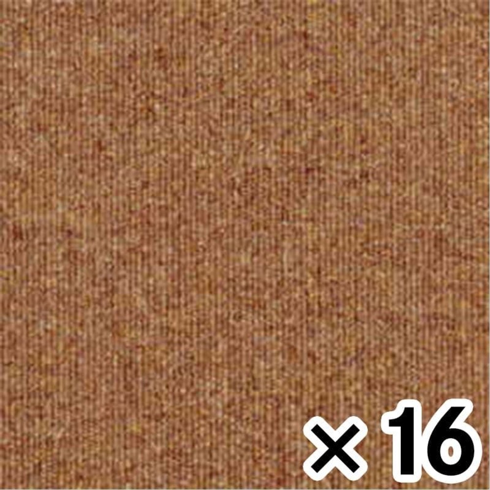 タイルカーペットＴＧ1707ーＨＣ17　ＧＤ(ゴールド) ×16枚セット, ゴールド, 約50×50ｃｍ