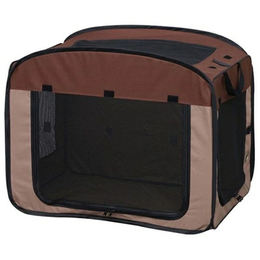 折りたたみソフトケージ POSC800A ブラウン, ブラウン, 幅800mm&times;奥行515mm&times;高さ660mm