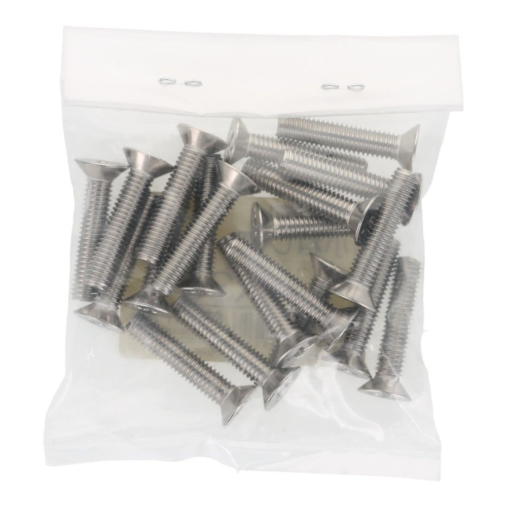 ＯＨＳＡＴＯ　ステンレス　小ねじ　皿　Ｍ６&times;３０　２０入, ステンレス, 20個入り