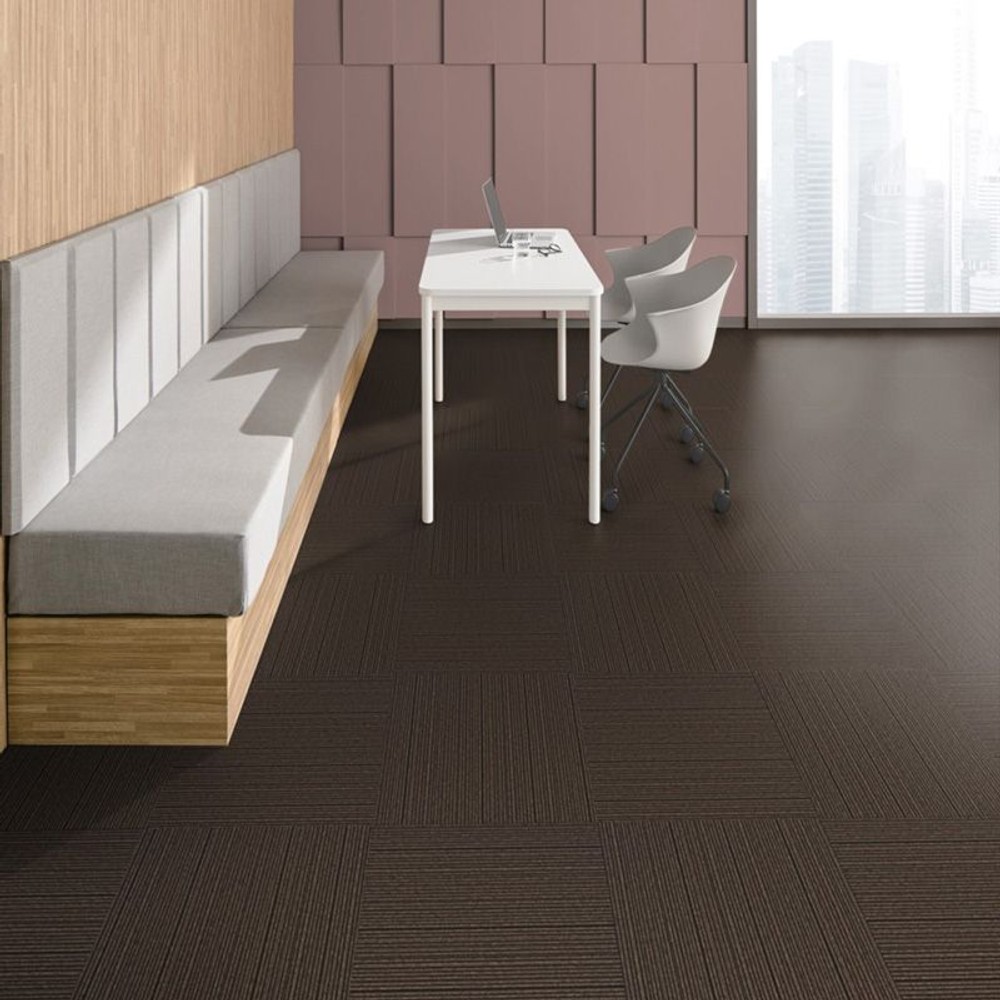 タイルカーペットＴＧ5000ーＨＣ503　ブラウン &times;16枚セット, ブラウン, 約40&times;40cm