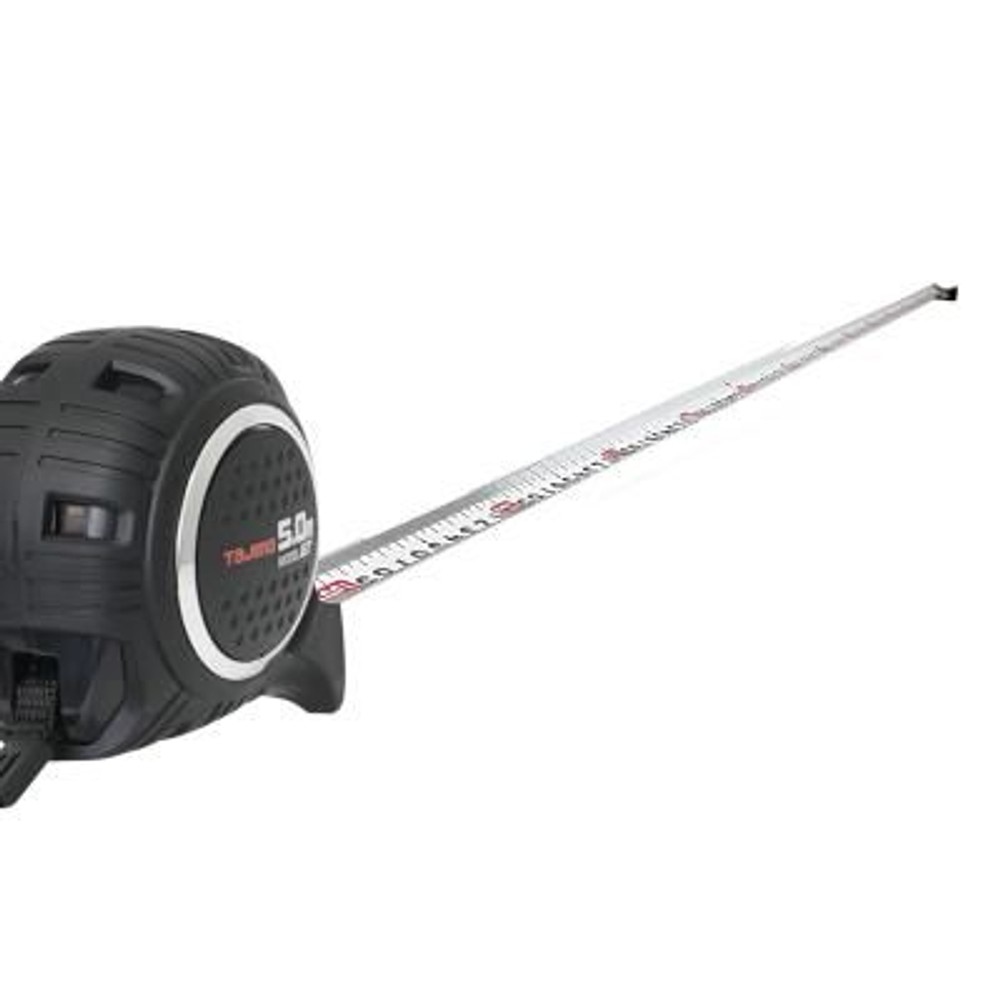 TAJIMA（タジマ）　G7 25mm幅5.0m ホワイト　G7L2550W, ブラック/ホワイト, 5m