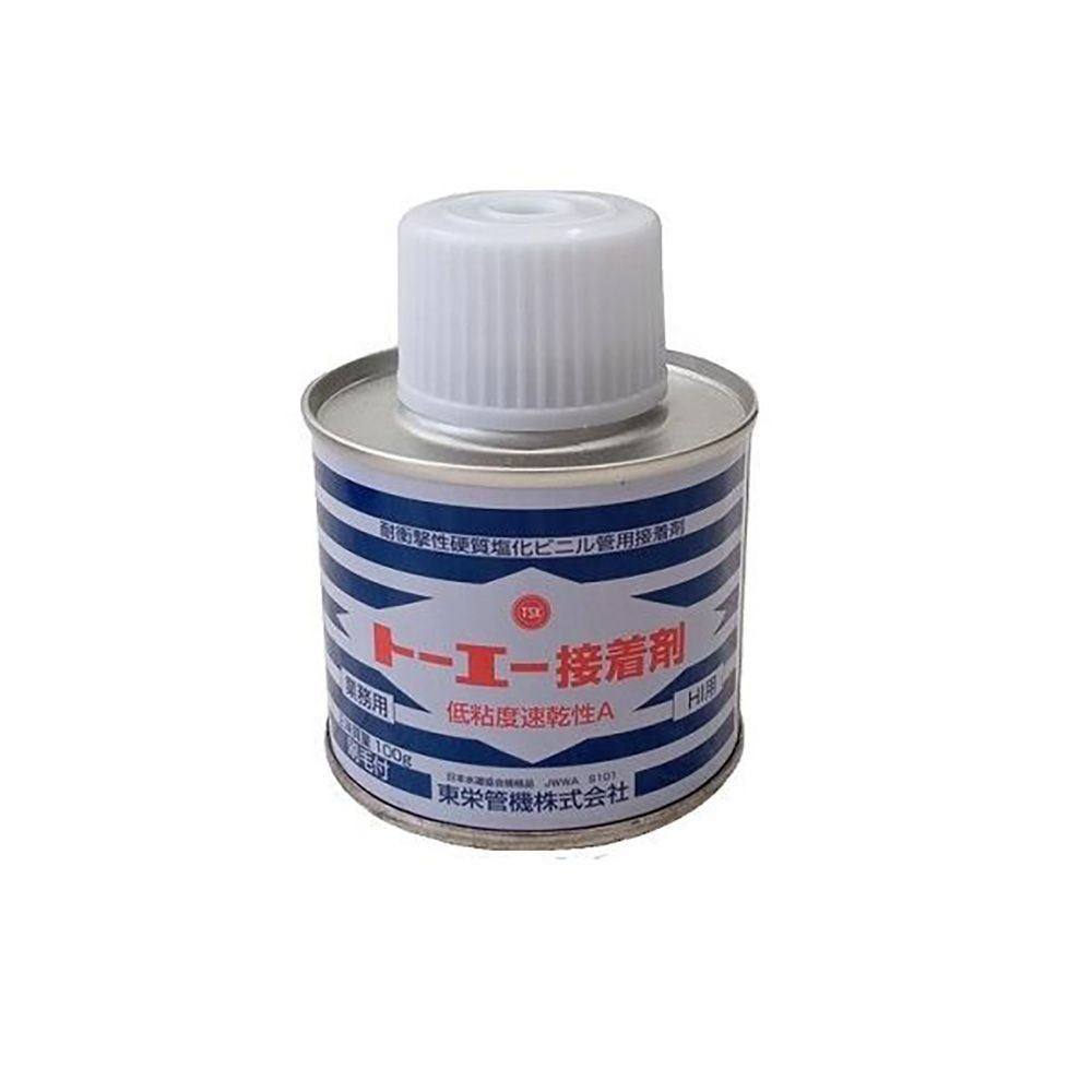東栄管機 HI管用接着剤 100g 耐衝撃性, 透明, 100g