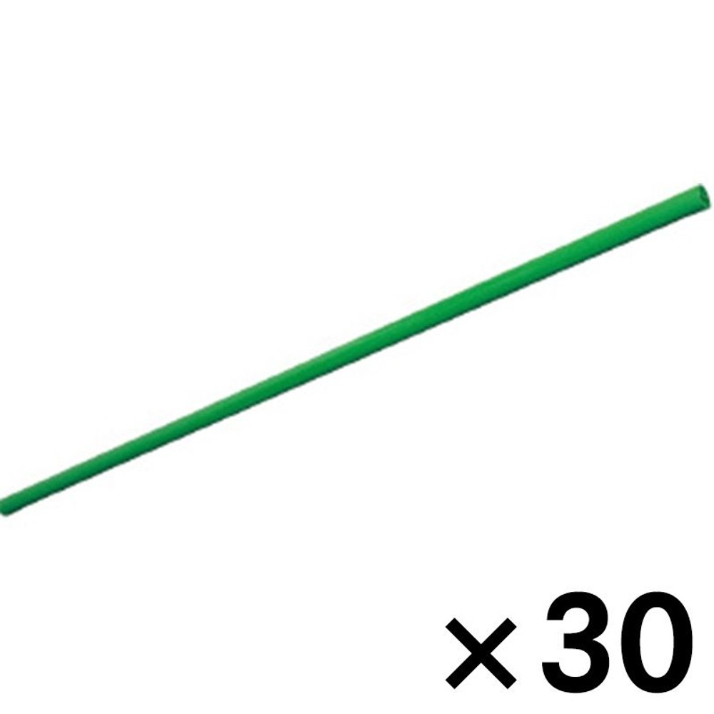 サンコー カラー単管バー　2ｍ　緑 ×30個セット【メーカー直送・代引不可】【法人限定】, グリーン, 30P