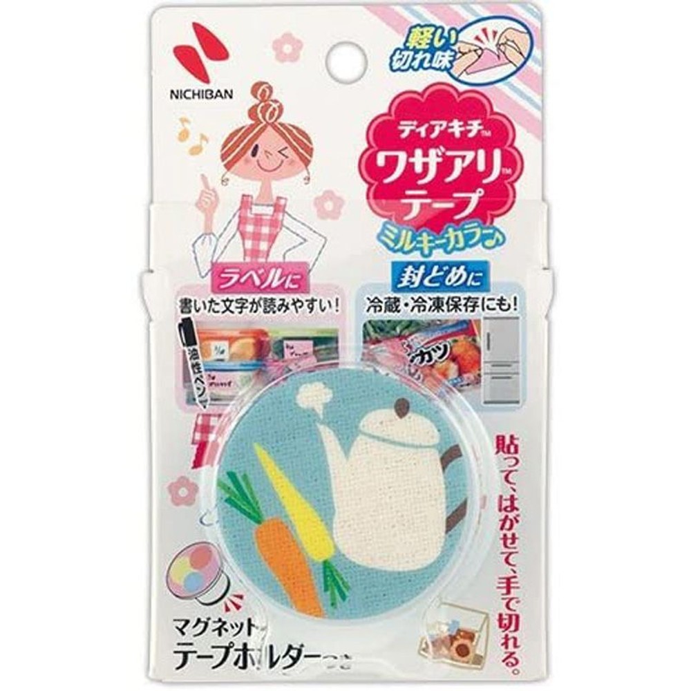 ニチバン　ワザありテープホルダー付, ピンク, 25mm×6m