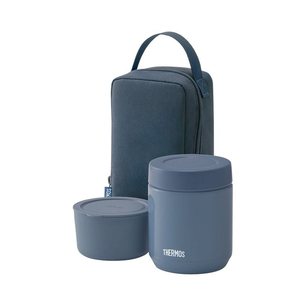 サーモス　真空断熱スープランチセット ＪＥＥー５５０ ＩＢＬ, インディゴブルー, 550ml