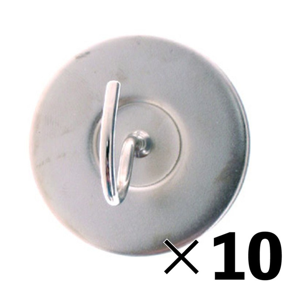 【10個セット】ベロス　ミニハンガーＭＨＶー100　シルバー【メーカー直送・代引不可】, シルバー, MHV-1334