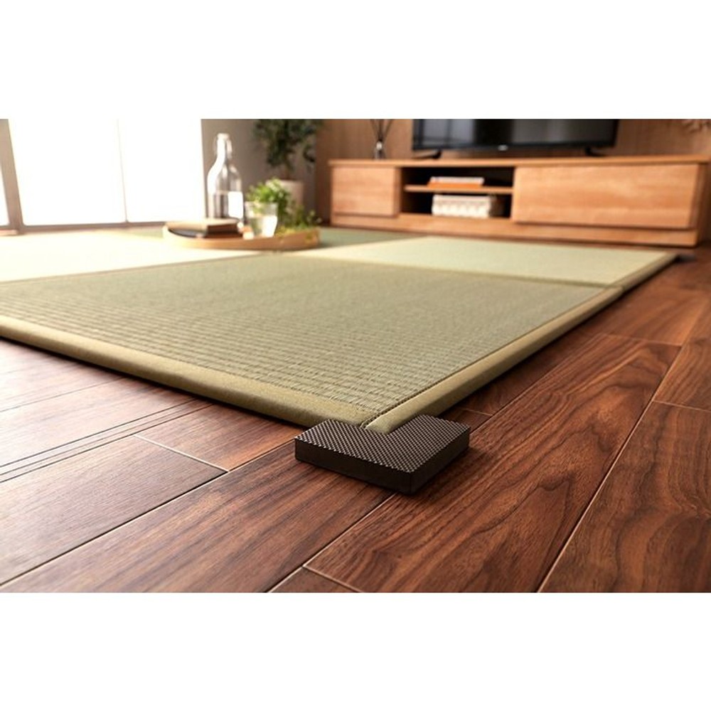 置き畳 システム畳 畳ストッパー ずれ防止 滑り止め 4個 9&times;9&times;4&times;1.5cm 【メーカー直送・代引不可】, 滑り止め, 4個組