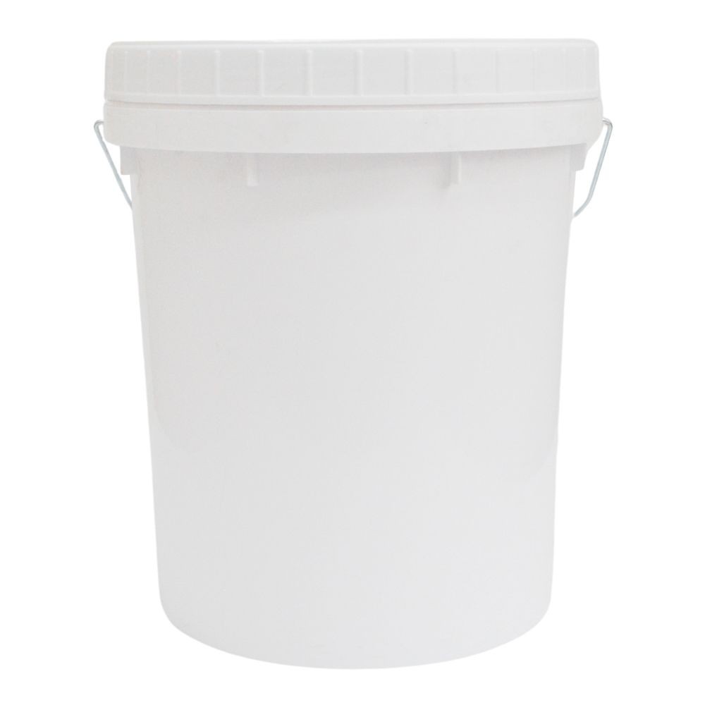 多目的バケツ２０Ｌ　フタ付, 白, 20L