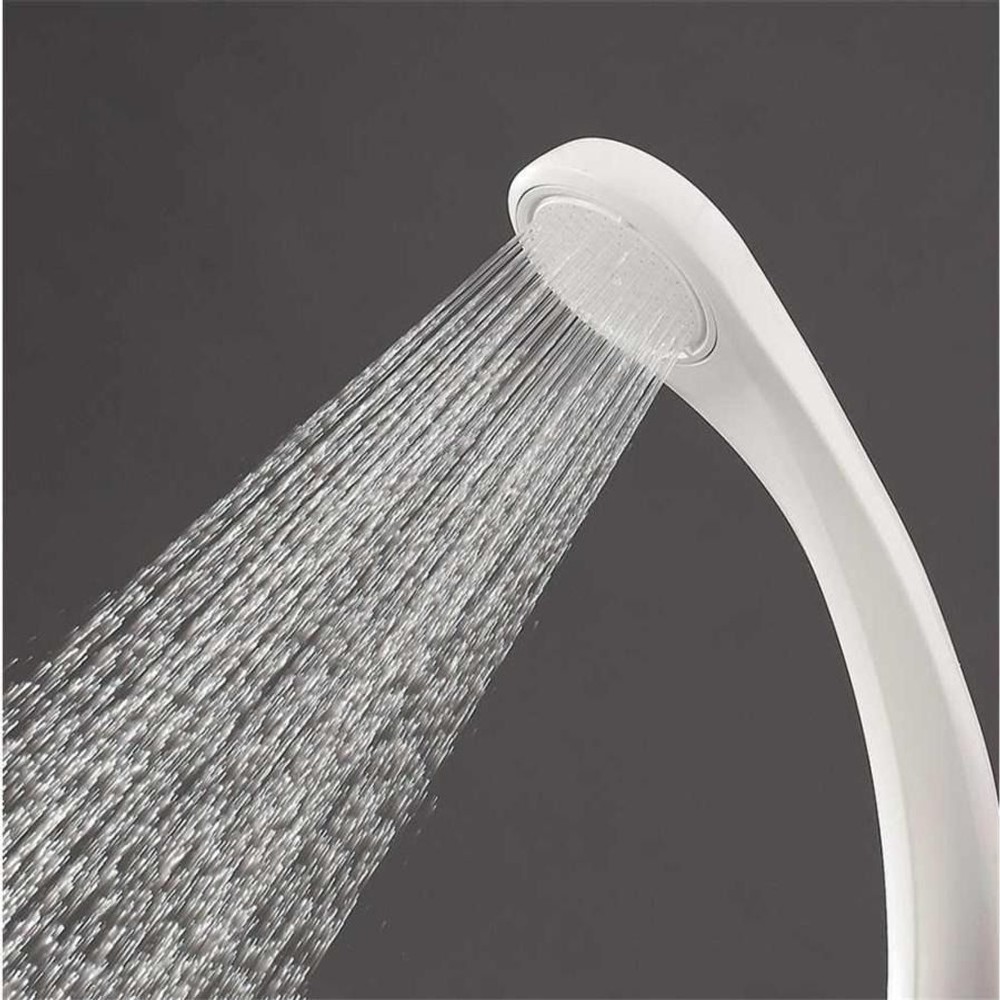 SANEI サーモシャワー混合栓 SK1811, メッキ＋ホワイト, SK1811