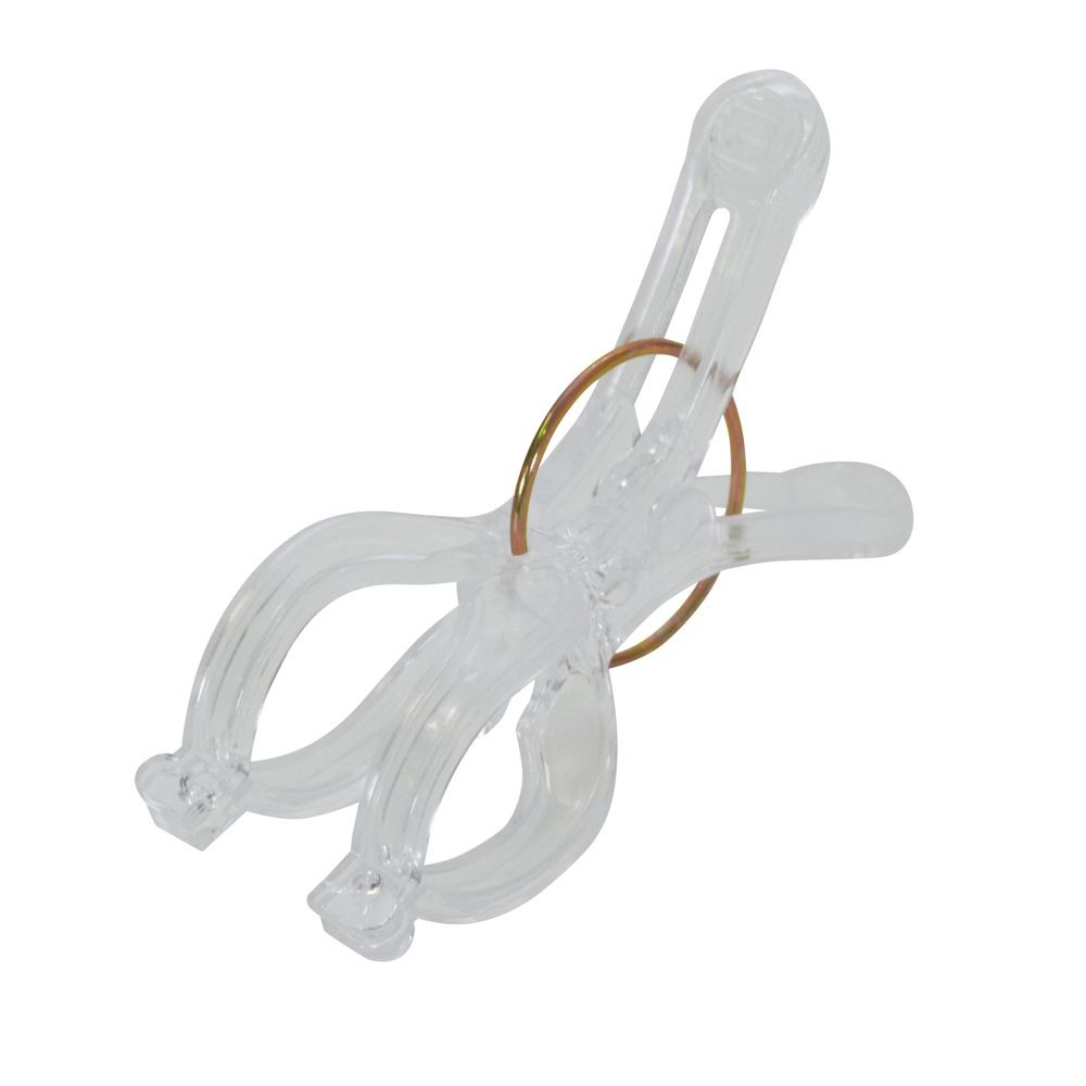 スリムなポリカ竿ピンチ 増量２５個入, クリア, 25個