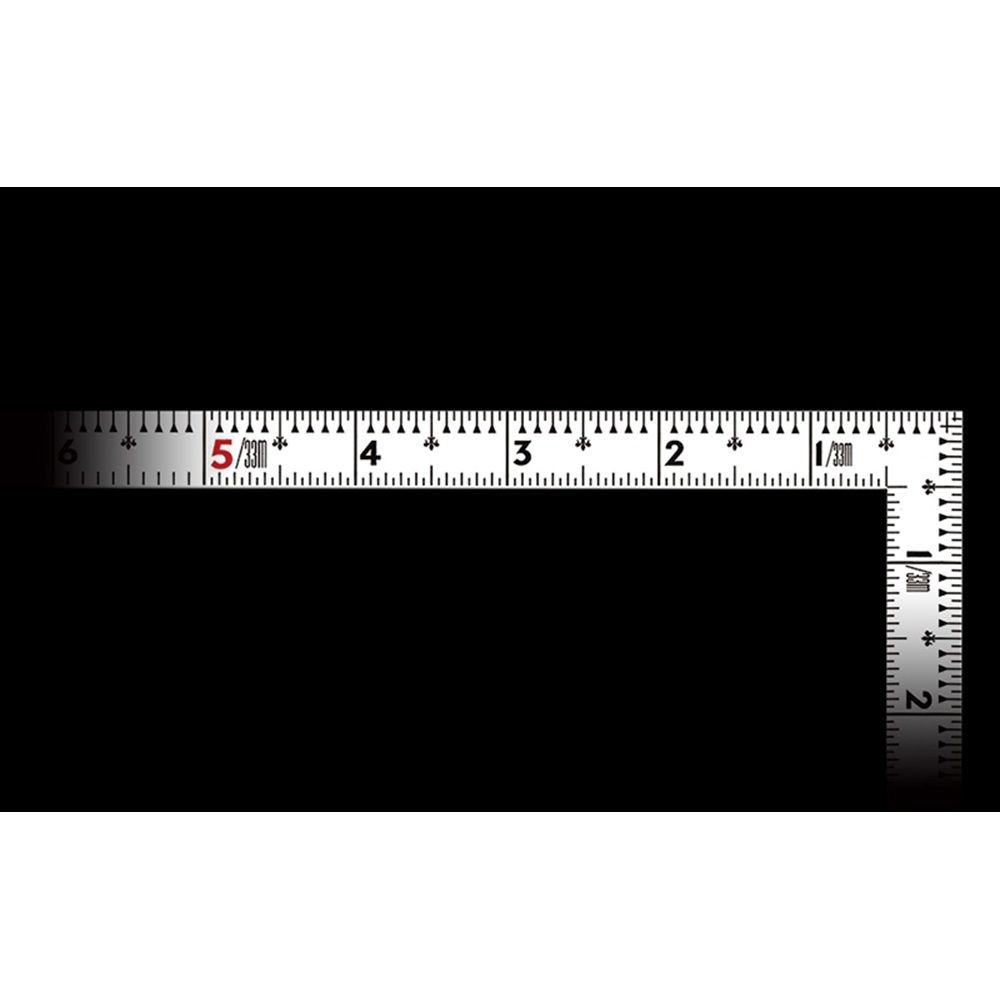 曲尺同厚 ホワイト 1尺6寸表裏同目 名作, ホワイト, 1尺6寸