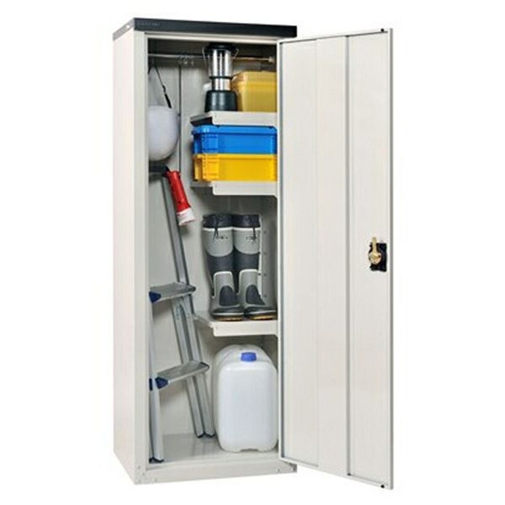 グリーンライフ 扉式家庭用収納庫 TBJ-162HT【メーカー直送・代引不可】, アイボリー, 幅60cm&times;奥行45(47)cm&times;高さ162cm