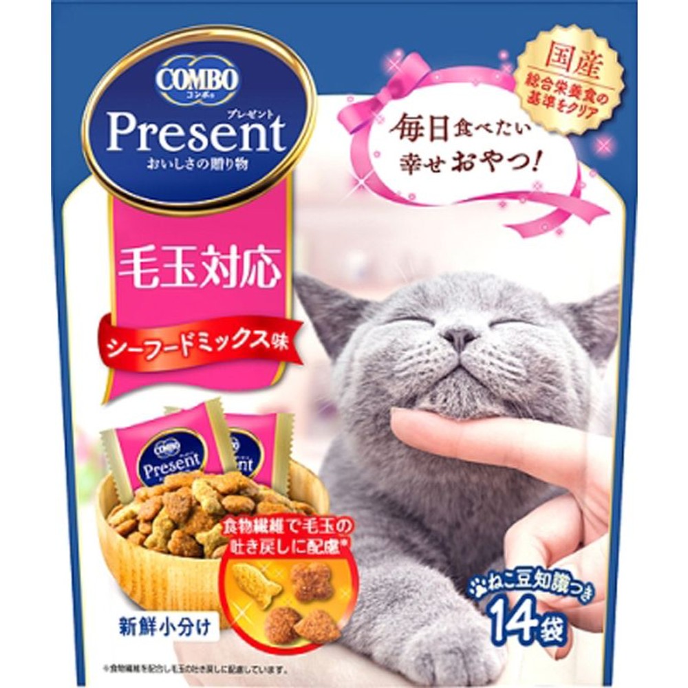 日本ペット　プレゼント　おやつ　毛玉対応　42ｇ, 毛玉対応, 42g