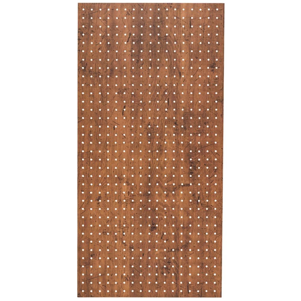 カットシャビー有孔ＬＢ　約幅４４０ｍｍ ５．５ｍｍ厚, ログブラウン幅440(590), 長さ590mm