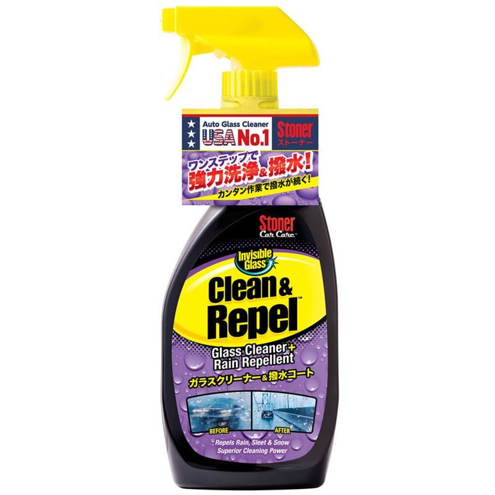 ストーナー　クリーン＆リペル　1731, ガラスクリーナー, 651ml
