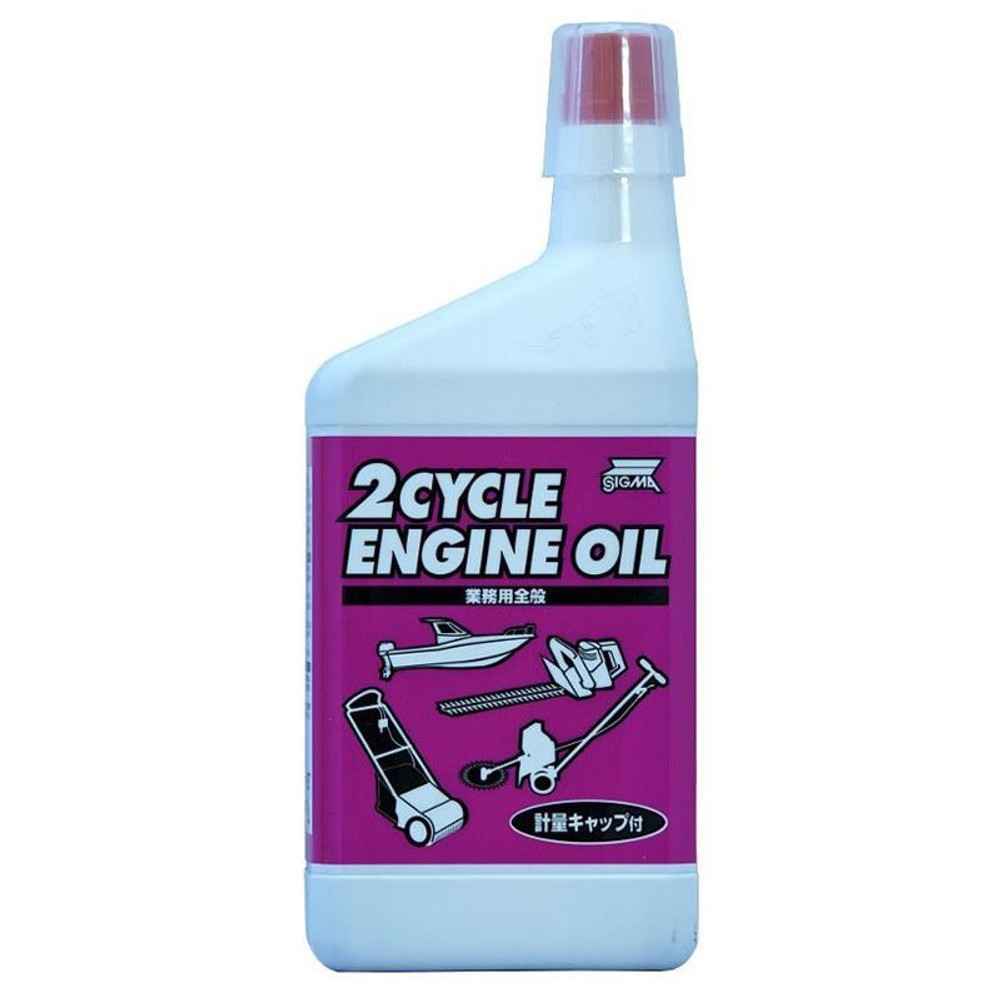 シグマ 2サイクルエンジンオイル 業務用ポリ, 2サイクル専用（1L）, 1.0L