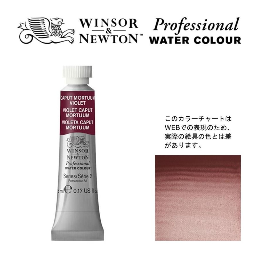 W&N PWC 5ml チューブ 125 キャプトモータムバイオレット Winsor&Newton プロフェッショナル・ウォーターカラー 最高級透明水彩, 125 キャプトモータムバイオレ, W&NPWC5mlチューブ