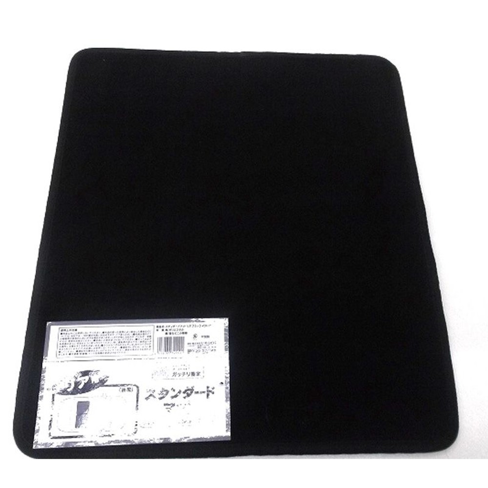 スタンダードマット　ブラック, ブラック（R), フロント