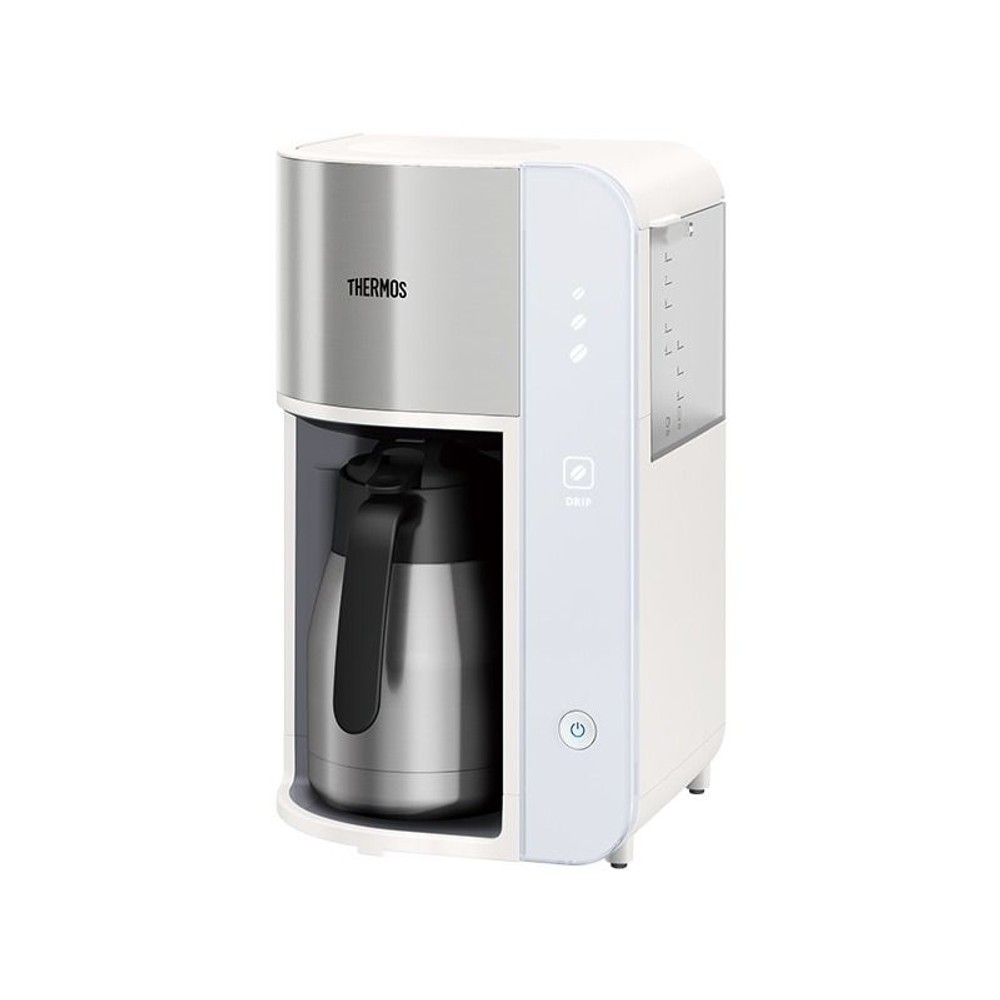 サーモス　真空断熱ポット コーヒーメーカー　ＥＣＫー１０００　ＷＨ, ホワイト, 1.0L