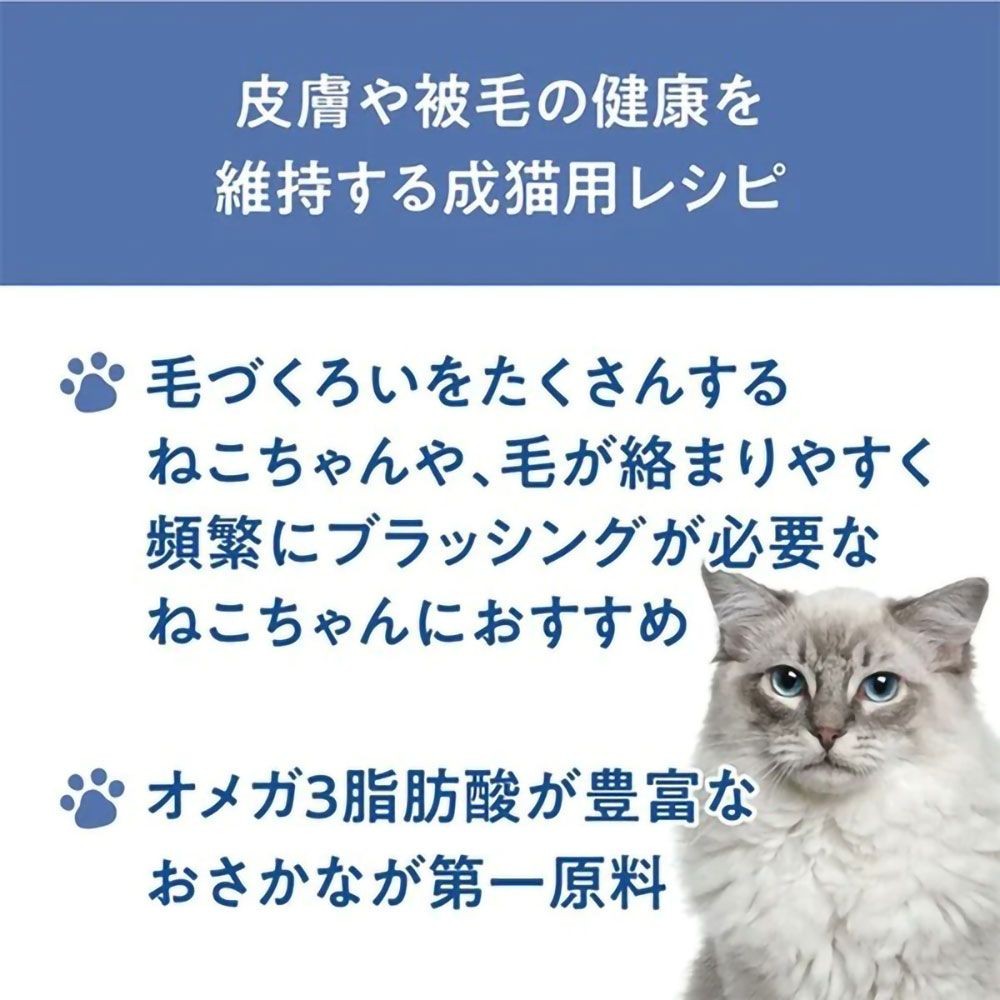 ジェックス Catit Recipes SKIN&COAT 被毛ケア フィッシュ 1.5kg, フィッシュ, 1.5kg