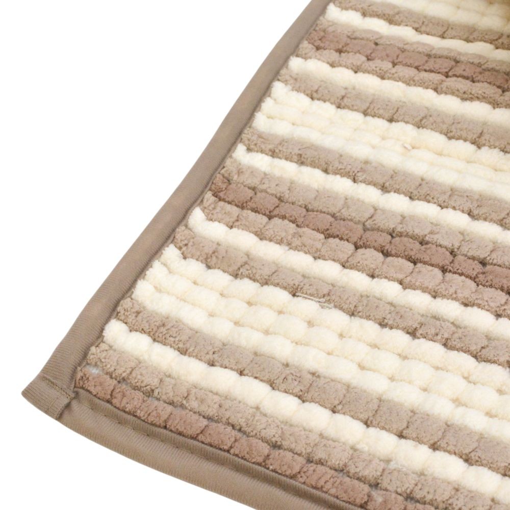 ウィザ WIZ'A 超吸水ボリュームバスマット　約３５×５０ｃｍ, ブルー, 35×50cm