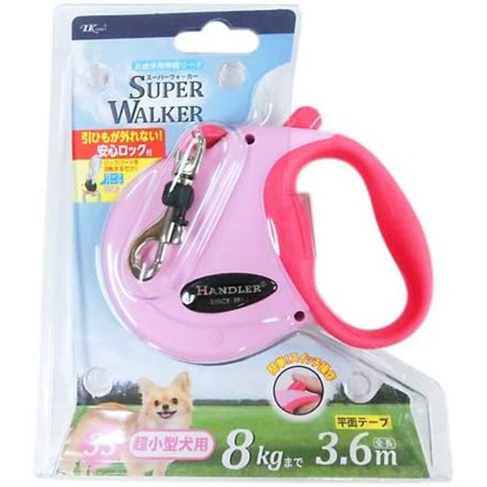 アース　ハンドラー伸縮リードＮ, ブルー, 3Sサイズ