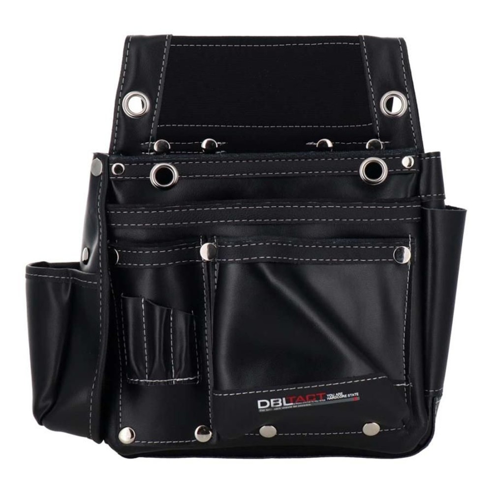 DBLTACT 本革卓越　釘袋　2段　墨ツボケース付　DTL-11, ホワイト, 2段 墨坪ケース付