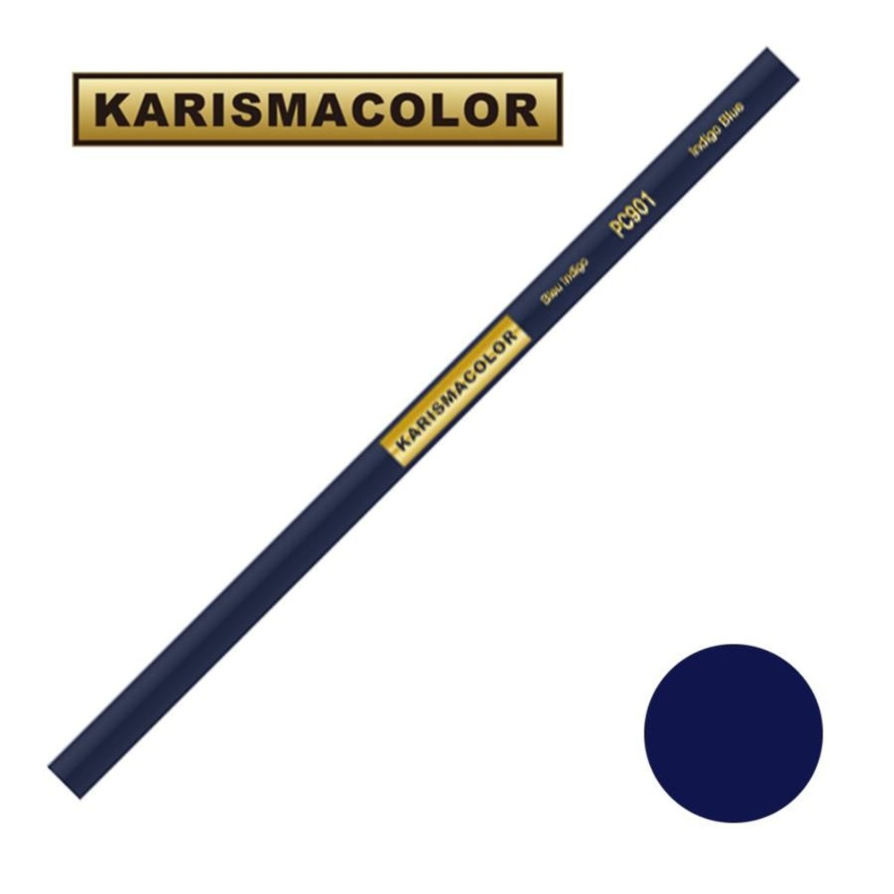サンフォード カリスマカラー 色鉛筆 PC901 Indigo Blue インディゴブルー (SANFORD KARISMA COLOR), PC901 Indigo Blu, サンフォードカリスマカラー色鉛筆