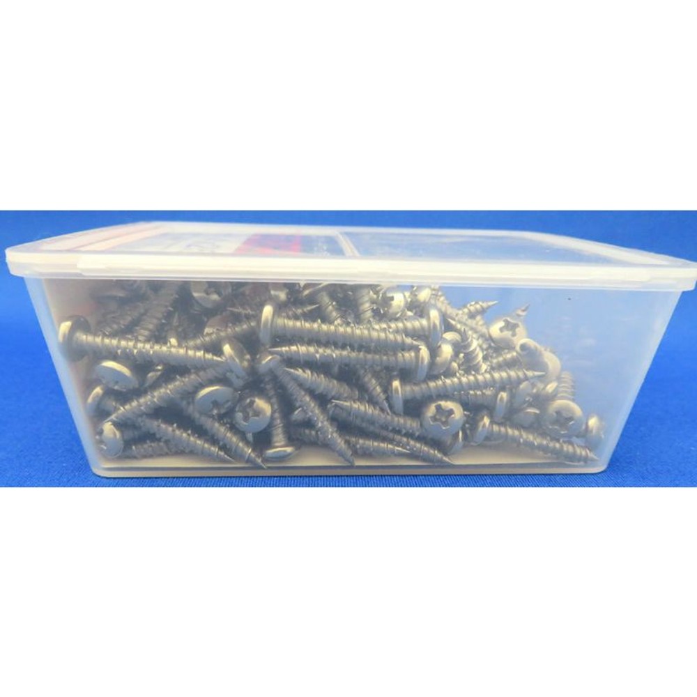 ステンレス　コンクリートビス　鍋　４ｘ２５ｍｍ　２００本入, -, -