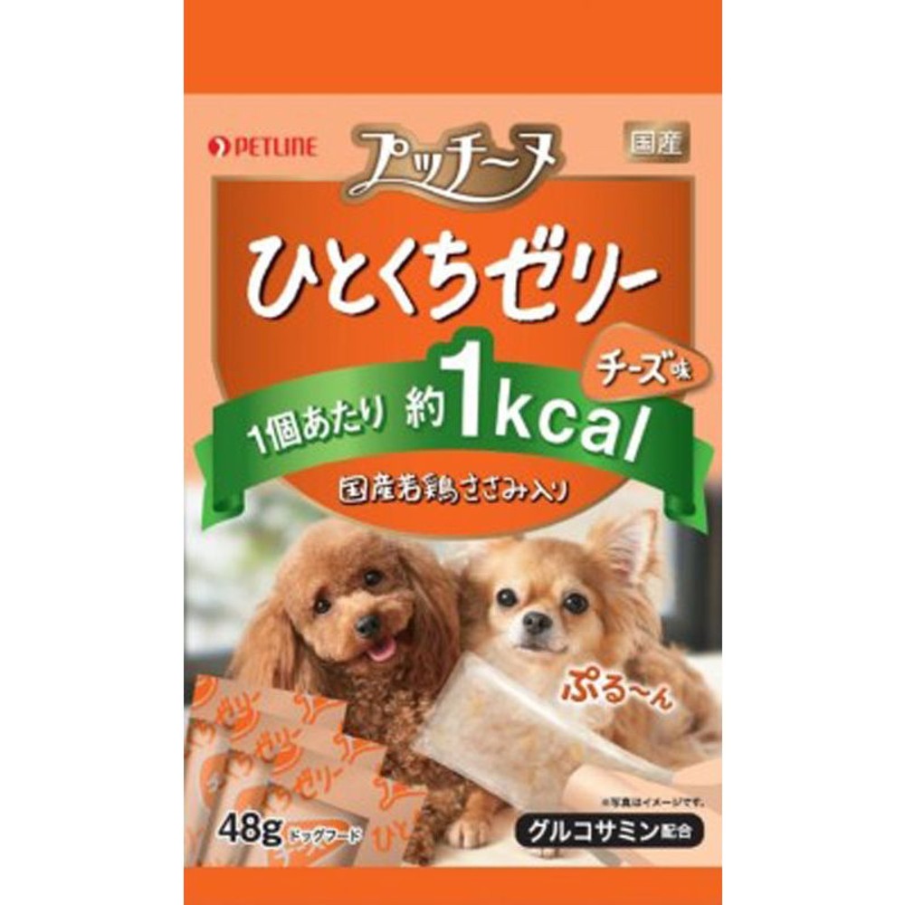 ペットライン　プッチーヌひとくちゼリーチーズ味　48ｇ
