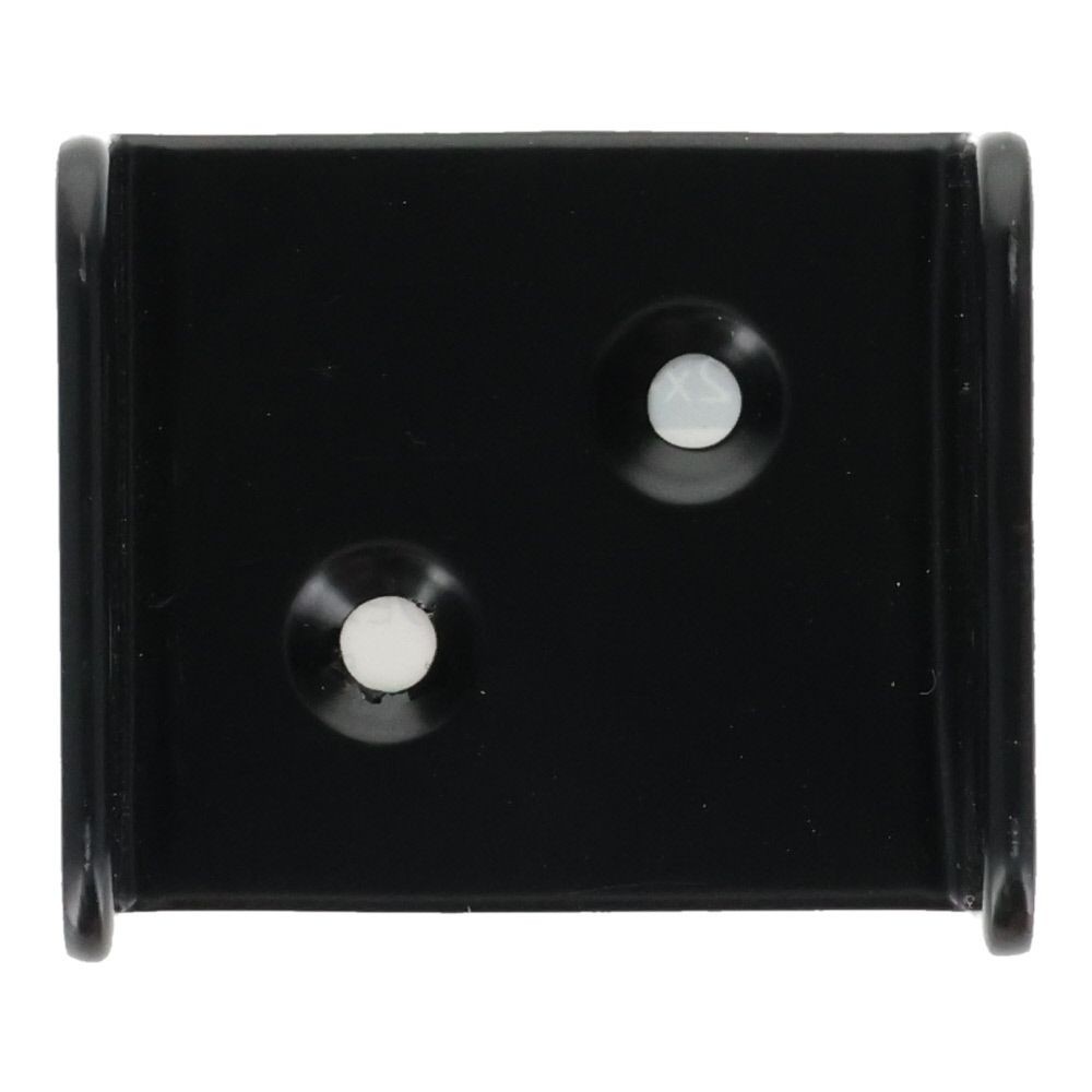 ２×４金具コの字型　３５×３７×４２, 黒, コの字