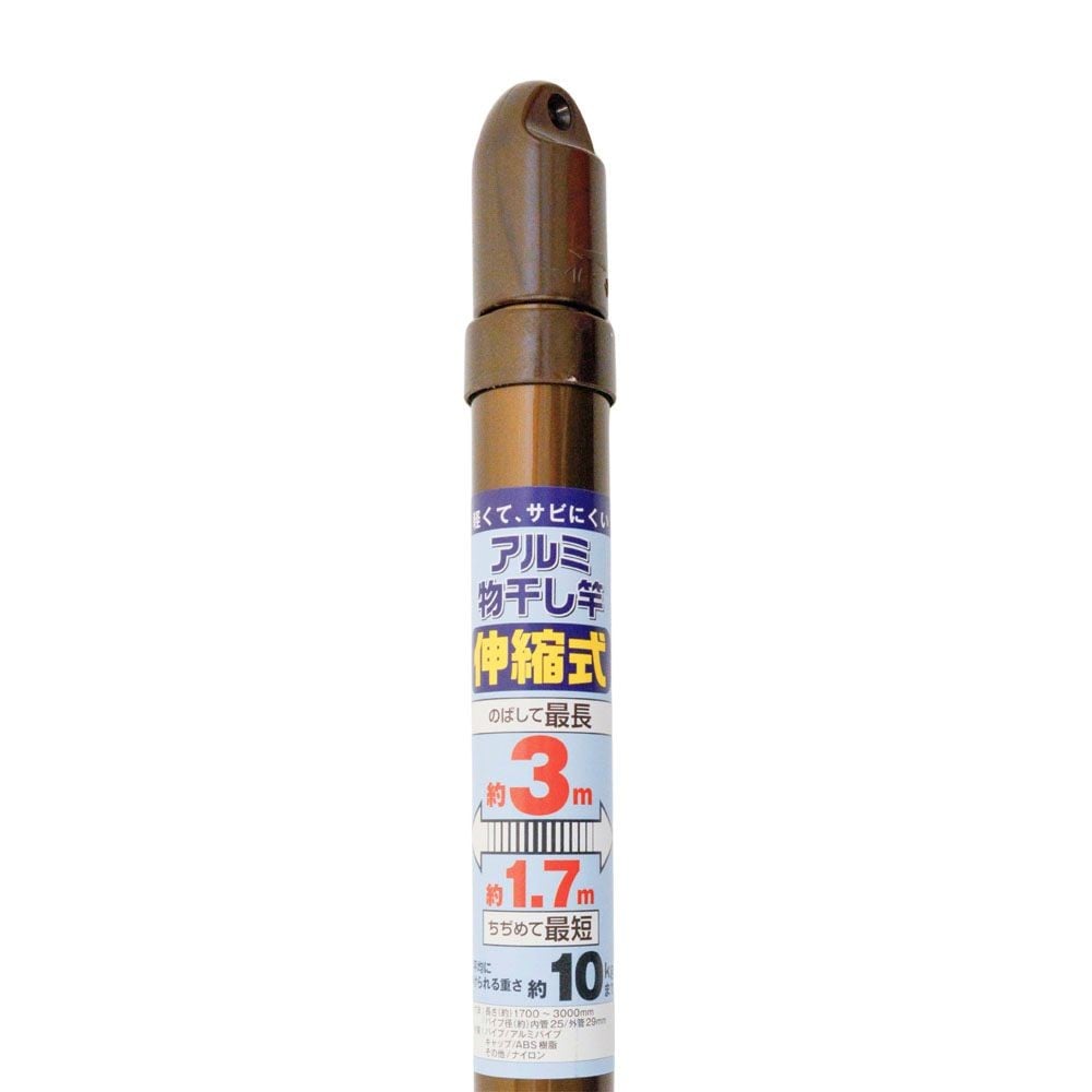 アルミ　物干し竿　１４Ｖ, アルミ（3）, 3.0m