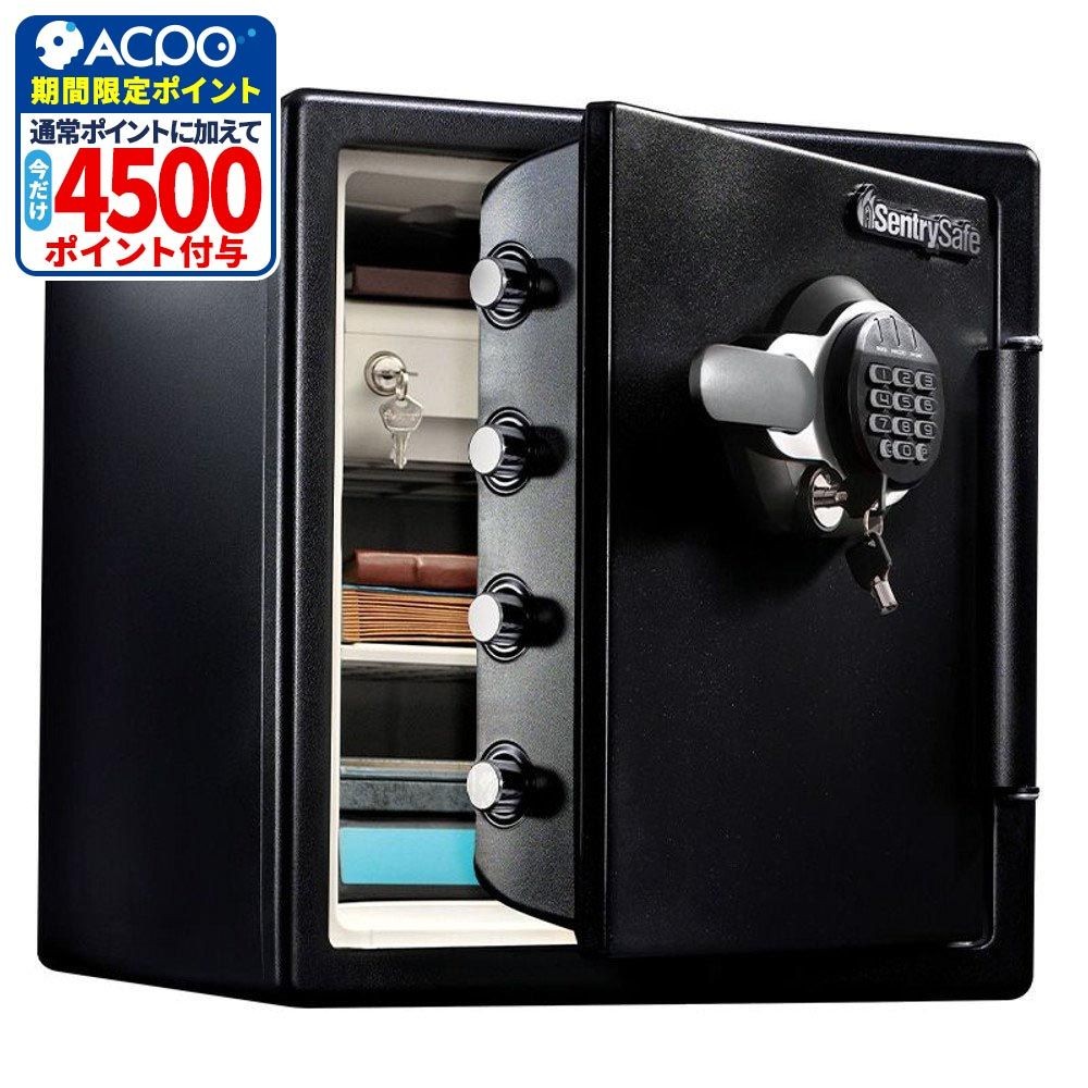 【開梱・設置費込】セントリー耐火耐水金庫  JTW123GEL テンキー式 2時間耐火 33.6L【メーカー直送・代引不可】, ブラック, 33.6L