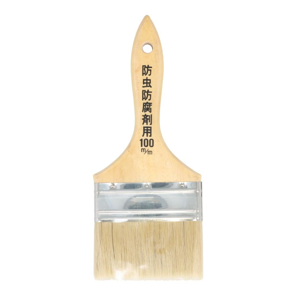 防虫防腐用刷毛　１００ｍｍ, 防虫防腐剤用, 100mm