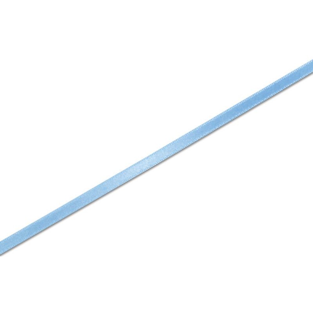 シングルサテンリボン　20m巻　サックス, サックス(3mm), 3mm