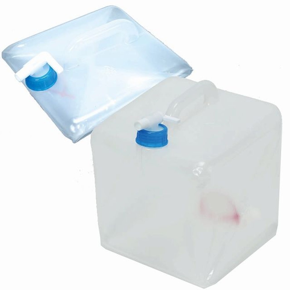 潰せるソフトタイプ防災用ウォータータンク, クリア（10L）, 10L