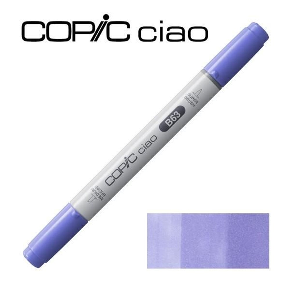 コピックチャオ B63 ライト・ハイドランジア, コピックチャオ B63 ライト・, スケッチ