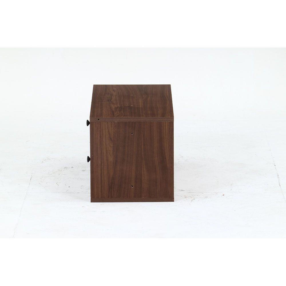 不二貿易 ＥＺＢＯ　コネクトボックス　引出２杯　ＭＢＲ【メーカー直送・代引不可】, ブラウン, 幅600mm×奥行320mm×高さ310mm