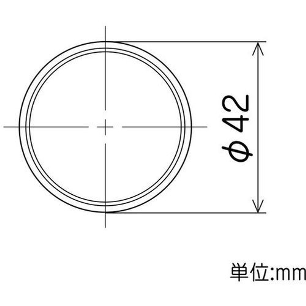 YAZAKI 矢崎化工 Φ42用 イレクターパイプ HL4 S BL, ブラック, HL4-1800SBL