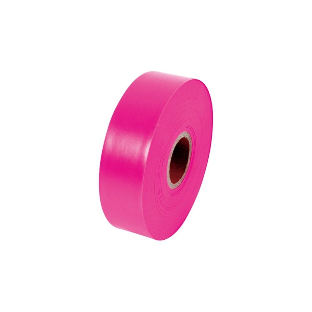 マーキングテープ 30mm&times;100m蛍光ピンク, ピンク, 30mm&times;100m