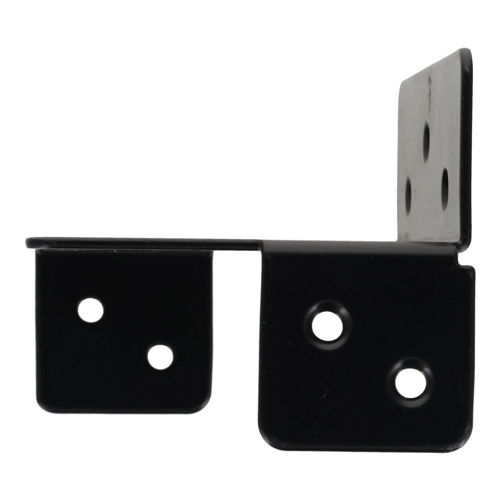 ２&times;４金具　中脚金具８０&times;７２, 黒, 中脚
