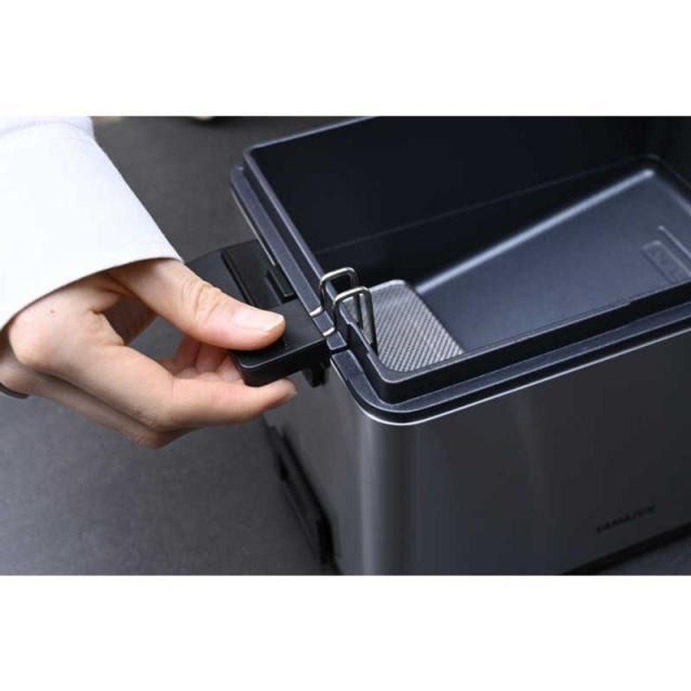 【数量限定】電気ローオイルフライヤー　ＹＡＧーＬ１００Ｓ, シルバー, 重量2.2kg