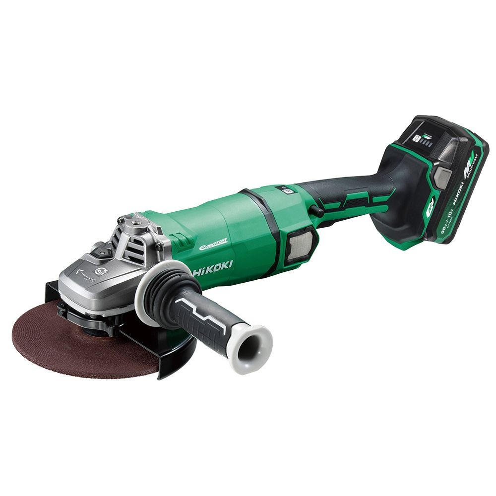 ハイコーキ　HIKOKI ３６ＶディスクＧ（蓄電池２個、充電器付き） G3618DA (2WPZ), グリーン, G3618DA (2WPZ)